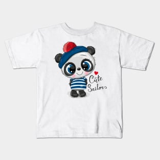 Cute Panda Kids T-Shirt